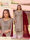 Plus Vidhi By Aanchi Vichitra Silk Kurti With Bottom Dupatta Wholesale Shop In Surta